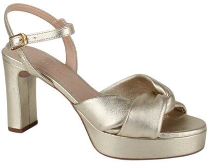 Unisa Onoa 25 lmt platino dames sandalen gekleed Zilver - 39