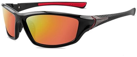 Unisex 100% UV400 Gepolariseerde Rijden Zonnebril Voor Mannen Gepolariseerde Stijlvolle Zonnebril Mannelijke Goggle Eyewears Zonnebril oranje