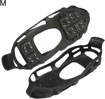 Unisex 24 Tanden Ice Gripper Antislip Studs Sneeuw Modder Cleat Stijgijzers Overschoenen Schoen Grijper Voor Klimmen Ski Accessoires geel