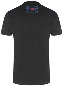 Unisex Adult Script Logo T-Shirt (Zwart) - maat M