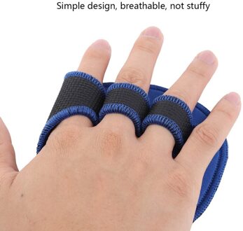 Unisex Anti Slip Gewichtheffen Training Handschoenen Fitness Sport Halter Grips Pads Gym Bankdrukken Oefeningen Hand Palm Protector YZ1315L