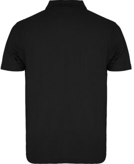 Unisex austral austral poloshirt met korte mouwen voor volwassenen - maat S Zwart