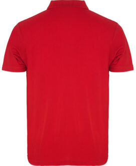 Unisex austral austral poloshirt met korte mouwen voor volwassenen Rood - XL