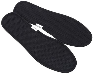 Unisex Bamboe Houtskool Deodorant Kussen Voet Inserts Schoen Pads Sport Ademend Anti-Bacteriële Comfortabele Inlegzolen zwart 45-46