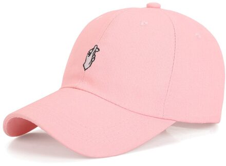 Unisex Baseball Cap Voor Vrouwen Mannen Casual Snapback Hoed Jongens Meisjes Hiphop Hoed Zomer Vizieren Cap Outdoor Sport Vader hoeden roze