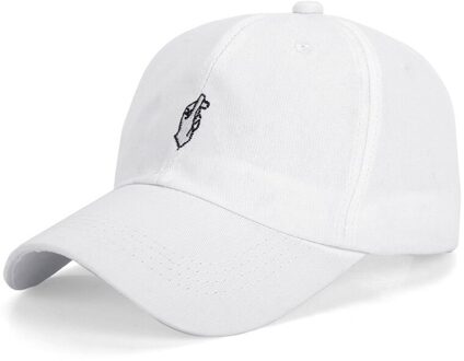 Unisex Baseball Cap Voor Vrouwen Mannen Casual Snapback Hoed Jongens Meisjes Hiphop Hoed Zomer Vizieren Cap Outdoor Sport Vader hoeden wit
