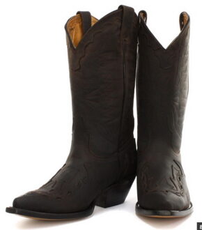 Unisex bruin lederen cowboylaarzen-Arizona HI - EU 40
