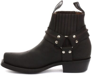 Unisex Bruine Western Leren Laarzen-Renegade Lo - EU 38