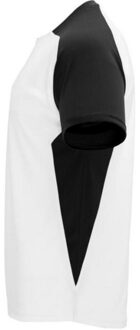 Unisex bugatti sport t-shirt voor volwassenen Zwart - XL