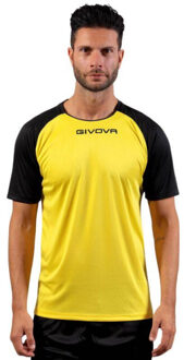 Unisex capo interlock t-shirt voor volwassenen Zwart - XXS