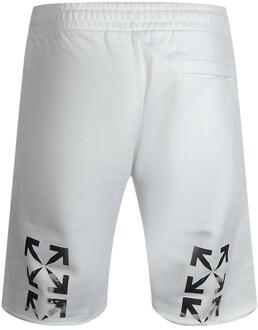 Unisex Caravaggio Arrow Sweat Shorts voor volwassenen (Wit)