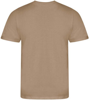 Unisex cascades organic t-shirt voor volwassenen Beige - M