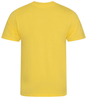 Unisex cascades organic t-shirt voor volwassenen Geel - L