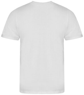 Unisex cascades organic t-shirt voor volwassenen Wit - XL