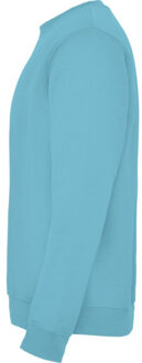 Unisex clasica crew hals sweatshirt voor volwassenen - maat M Blauw