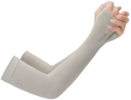 Unisex Cooling Arm Sleeves Cover Fietsen Running Uv Zon Outdoor Mannen Nylon Cool Arm Mouwen Effen Kleur Armband Cover
