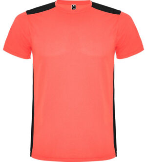 Unisex detroit sport t-shirt met korte mouwen voor volwassenen Oranje