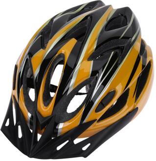 Unisex Fiets Fietshelm Pc + Eps Ultralight 18 Luchtopeningen Fiets Fietshelm Rijden Gear Fietsen Veilig Cap geel
