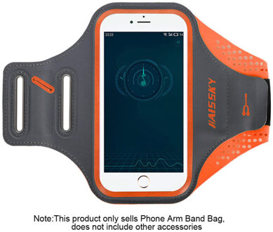 Unisex Fitness Sport Waterdicht Arm Band Telefoon Cover Case Houder Gym Fitness Telefoon Armband Tas 5.5 Inch geel