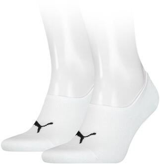 Unisex Footie 2p High Cut - Wit - Algemeen - maat  39 - 42