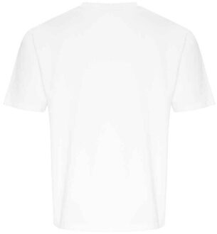Unisex gerecycled oversized t-shirt voor volwassenen - maat M Wit