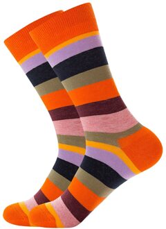 Unisex Grappige Sokken Gekamd Katoen Regenboog Kleuren Gestreepte Golvende Lijn Gelukkig Sokken Mannen Vrouwen Persoonlijkheid Fietsen Sport Sokken 3