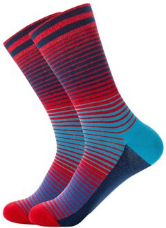 Unisex Grappige Sokken Gekamd Katoen Regenboog Kleuren Gestreepte Golvende Lijn Gelukkig Sokken Mannen Vrouwen Persoonlijkheid Fietsen Sport Sokken 4