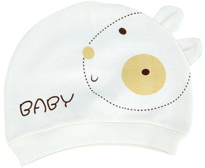 Unisex Herfst Baby Hoed Warm Katoen Peuter Beanie Cap Kids Meisje Jongen Hoeden 0 ~ 3 Maand baby 0202 geel