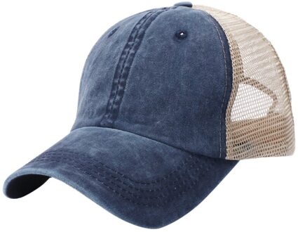 Unisex Hoeden Outdoor Katoenen Geborduurde Mesh Baseball Capss Casual Hoeden Hip Hop Baseball Caps Gorras Mujer Pet Homme marine