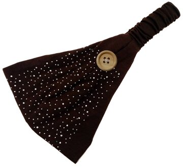 Unisex Hoofdband Knop Lokken Gezicht Houder Dragen Beschermen Oren Sport Snel Droog Zweet Haar Accessoires Akcesoria Doen Wlosow zwart