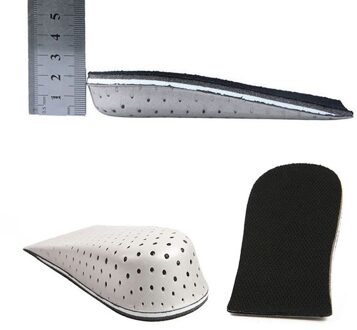 Unisex Hoogte Toename Inlegzolen 2.3Cm-4.3Cm Inlegzolen Ademend Half Binnenzool Verhoog Hak Insert Sportschoenen Pad kussen