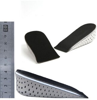 Unisex Hoogte Toename Inlegzolen 2.3Cm-4.3Cm Inlegzolen Ademend Half Binnenzool Verhoog Hak Insert Sportschoenen Pad kussen