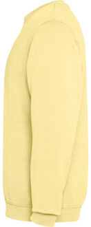 Unisex jaya crew hals sweatshirt voor volwassenen Geel