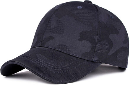 Unisex Katoen Caps Camouflage Baseball Cap Mannen Vrouwen Zomer Snapback Hoeden Verstelbare Hiphop Zonnehoed Caps Vrouwelijke Bot Blauw
