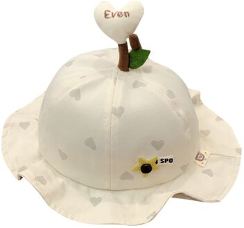 Unisex Kids Caps Baby Meisjes Zomer Hoeden Hart Brief Zon Hoed Zonnebrandcrème Cap Visser Hoed Детские шапки BG