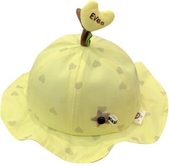 Unisex Kids Caps Baby Meisjes Zomer Hoeden Hart Brief Zon Hoed Zonnebrandcrème Cap Visser Hoed Детские шапки YE