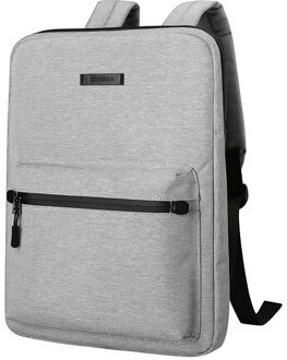 Unisex Laptop Tas 15.6 Voor Macbook Pro 15 Slanke Laptop Rugzak Voor Macbook Air 13 School Rugzak Voor Tieners Laptop tas 14 Inch Grijs / 14-duim