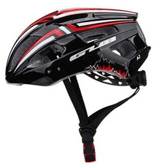 Unisex Led Light Fietshelm Intergrally-Gegoten Fietshelm Sport Oplaadbare Veilig Hoed Volwassen Anti-Collision Fietsen Cap gub zwart