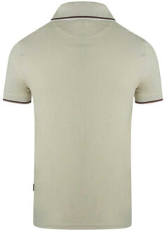 Unisex Logo Polo voor volwassenen (Beige) - S