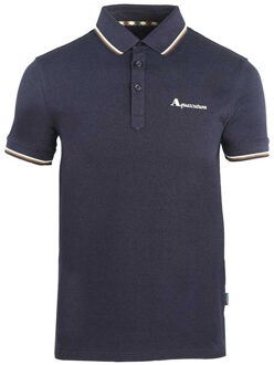 Unisex Logo Polo voor volwassenen (Marine) - maat Navy