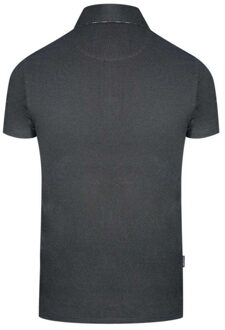 Unisex Logo poloshirt voor volwassenen (Zwart) - maat S