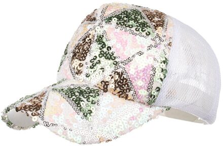 Unisex Mannen Vrouwen Baseball Cap Pailletten Strand Verstelbare Hip Hop Zonnehoed Ademend Hoeden Buitenshuis Sport Бейсболка Мужская #32