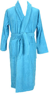 Unisex mantel met sjaalkraag voor volwassenen Blauw - L / XL