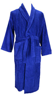 Unisex mantel met sjaalkraag voor volwassenen Blauw - S / M