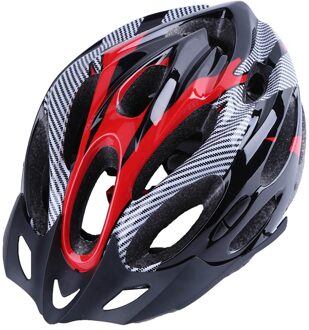 Unisex Mtb Road Fietsen Fiets Helm Fiets Verstelbare Mannen Vrouwen Mtb Mountainbiken Helm Met 21 Vent Rood