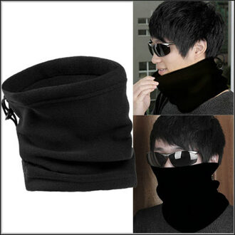 Unisex Multifunctionele Sport Casual Effen Comfort Sjaal Mannen Hoofddeksels Gezichtsmasker Outdoor Polar Fleece Halsdoek Verstelbare