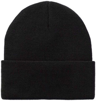 Unisex muts met manchet voor volwassenen Zwart - One size