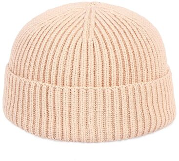 Unisex Mutsen Voor Mannen Winter Hoeden Gebreide Zwarte Visser Beanie Mannen Hoed Vrouwen Skullcap Autumm Effen Korte Cap hip Hop khaki