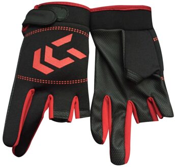 Unisex Outdoor Vissen Handschoenen Anti-Slip 3 Vinger Gesneden Vissen Handschoenen Accessoires Zomer Sport Fietsen Golves Hengelen Sbr Handschoenen pruim