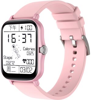 Unisex P8 Plus/Y20 1.69 Inch Smart Watchip67 Waterdichte Gts 2 Smartwatch Bloeddruk Music Control Functie Часы #3 roze